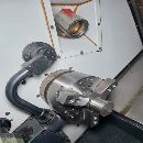 同款两台韩国原装斗山Lynx220LM车削复合，配8寸卡盘带.